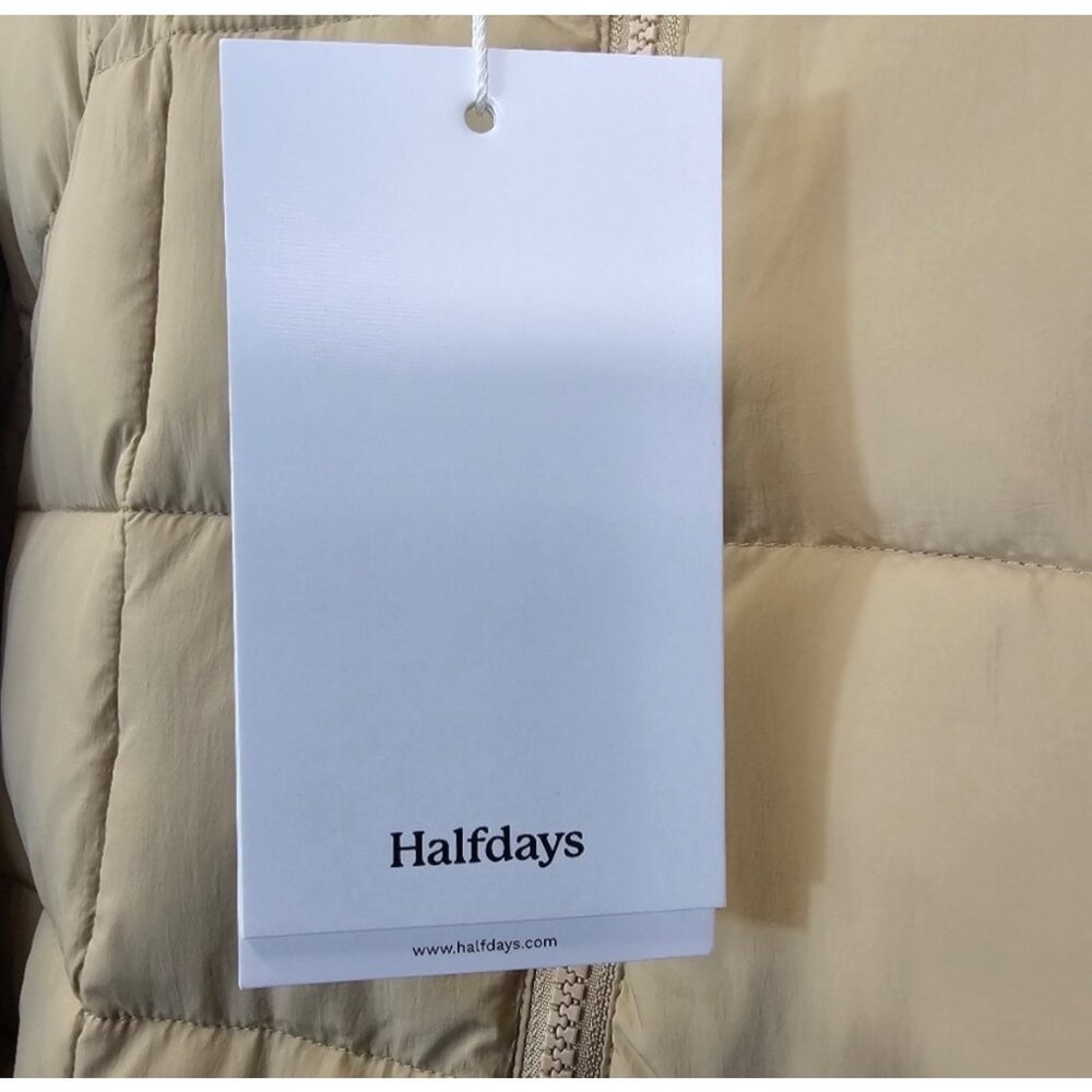 Halfdays Chai Tan Nellie Puffer Jacket, new with tags, large - Picture 4 of 7